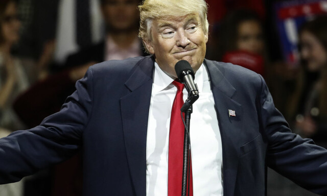 image: Donald Trump lovet å samle «et veldig splittet USA». Så begynte han på en hevngjerrig tirade